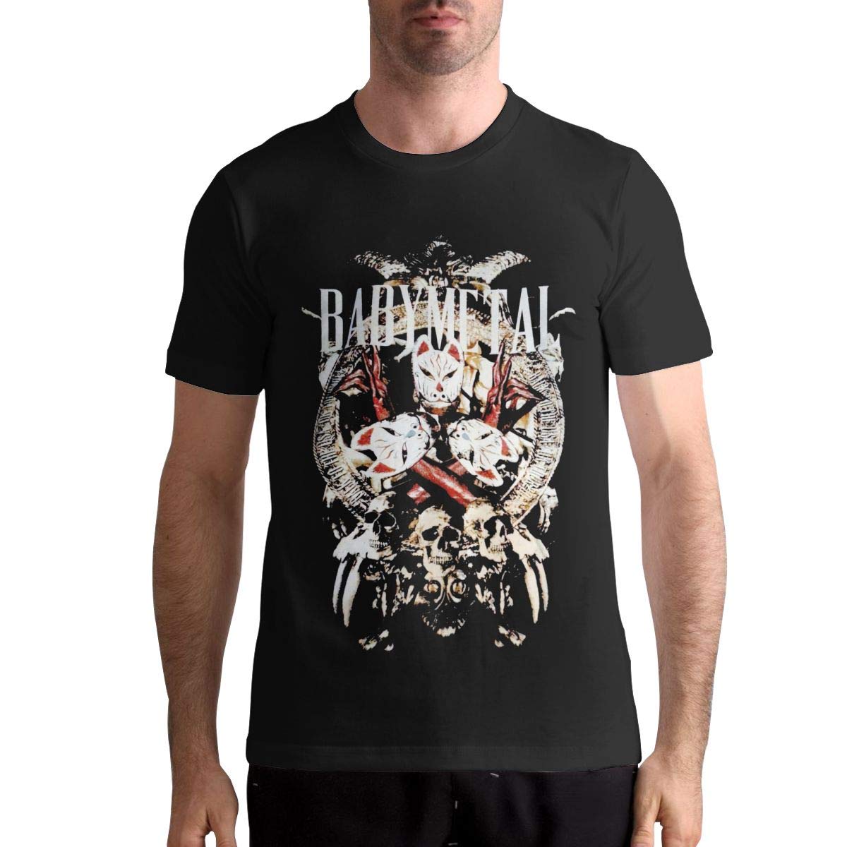 Amazon.com: Baby Metal Shirt Man Soft Classic Short Sleeve O Neck  