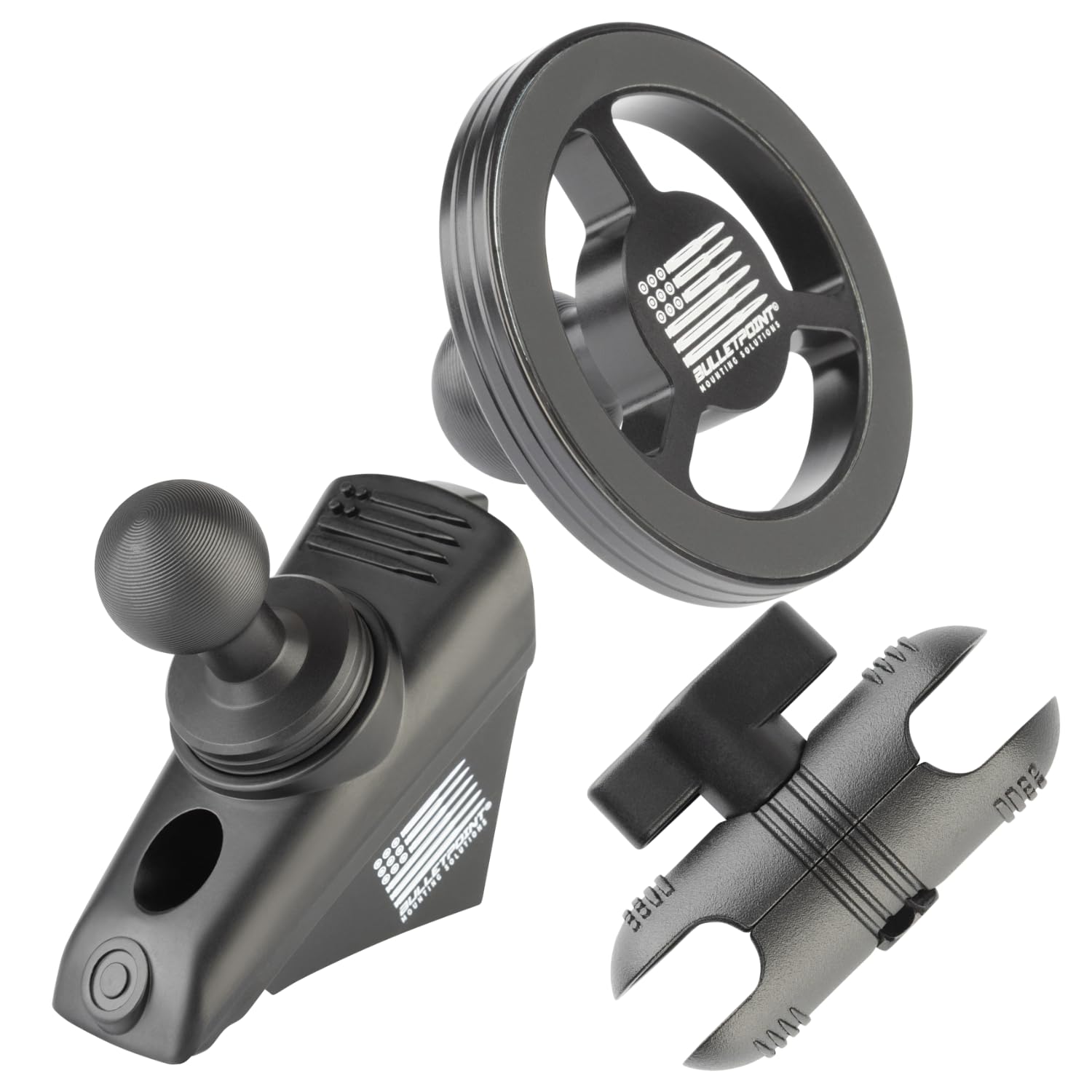Bulletpoint A-Pillar 20mm Ball Mount MagSafe Phone Holder Bundle Compatible with 2018-2023 Jeep Wrangler JL 2020-2023 Jeep Gladiator