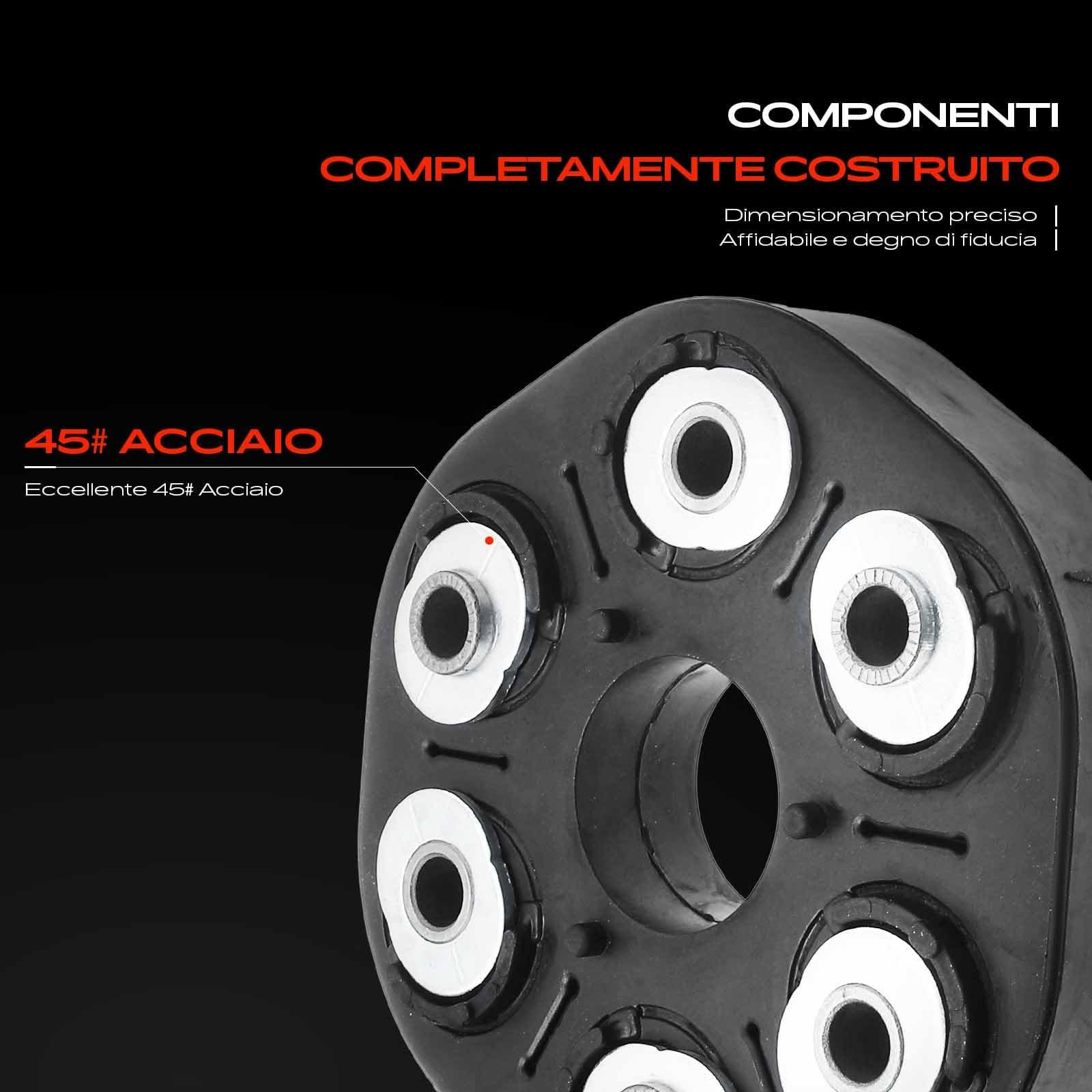Frankberg Giunto Albero di Trasmissione Anteriore Compatibile con Serie 5 Touring E61 Serie 5 E60 Serie 3 Touring E91 X3 E83 Serie 3 E90 Replace# 26117542238
