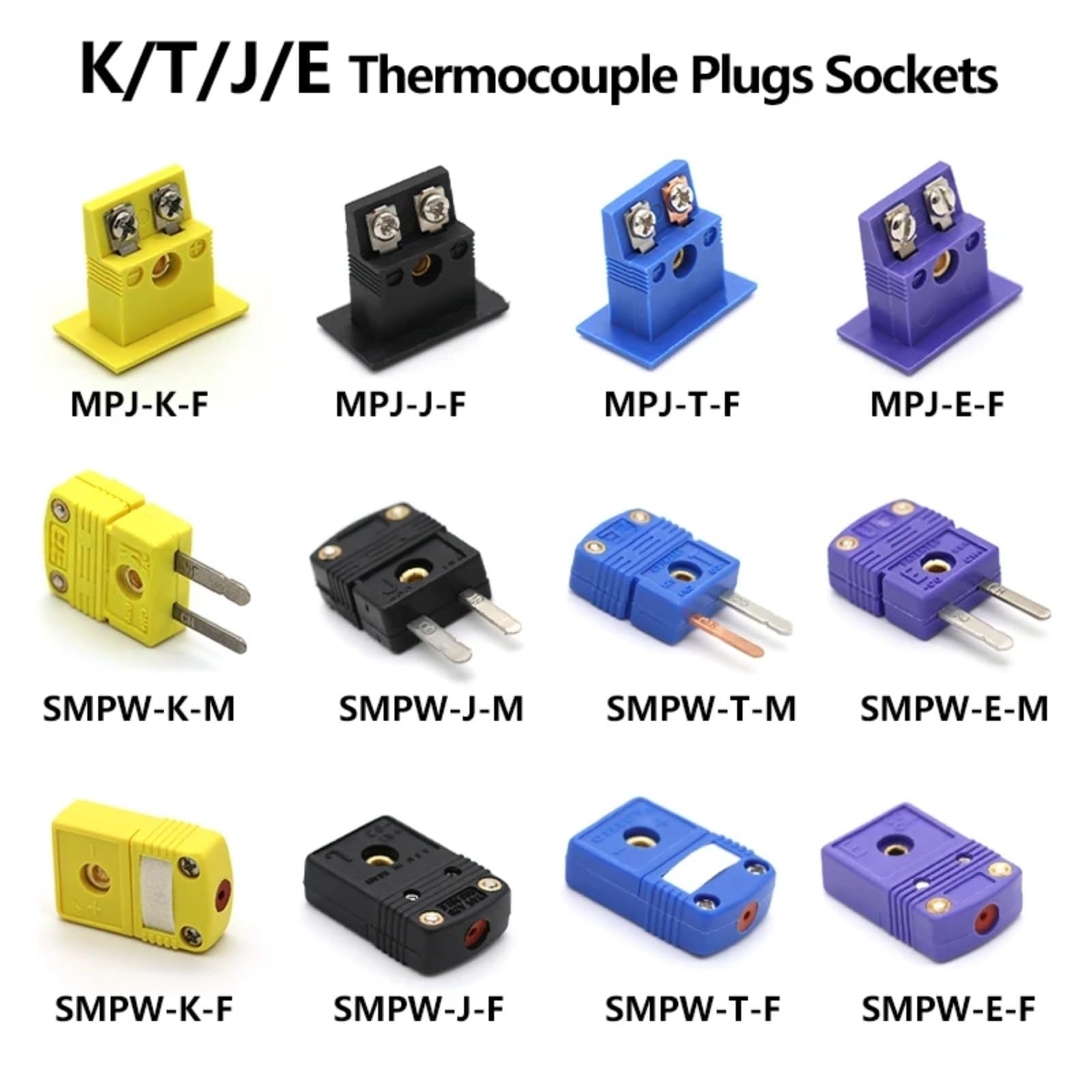 SMPW-RS-M SMPW-K/J/T/E M/F Thermoelement Steckverbinder