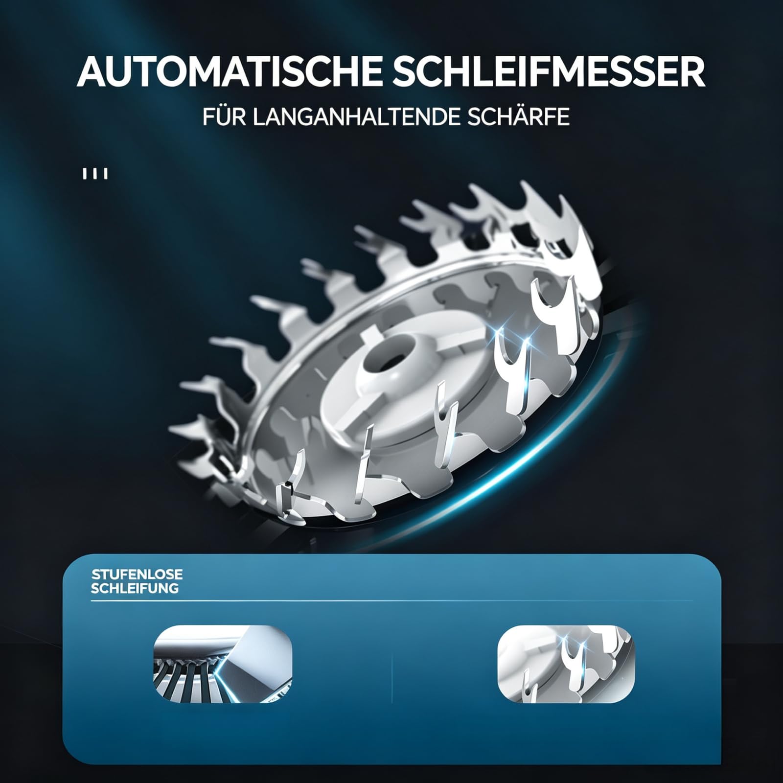 Men's Razor V1 Pro‑Herrenrasierer (Schwarz)