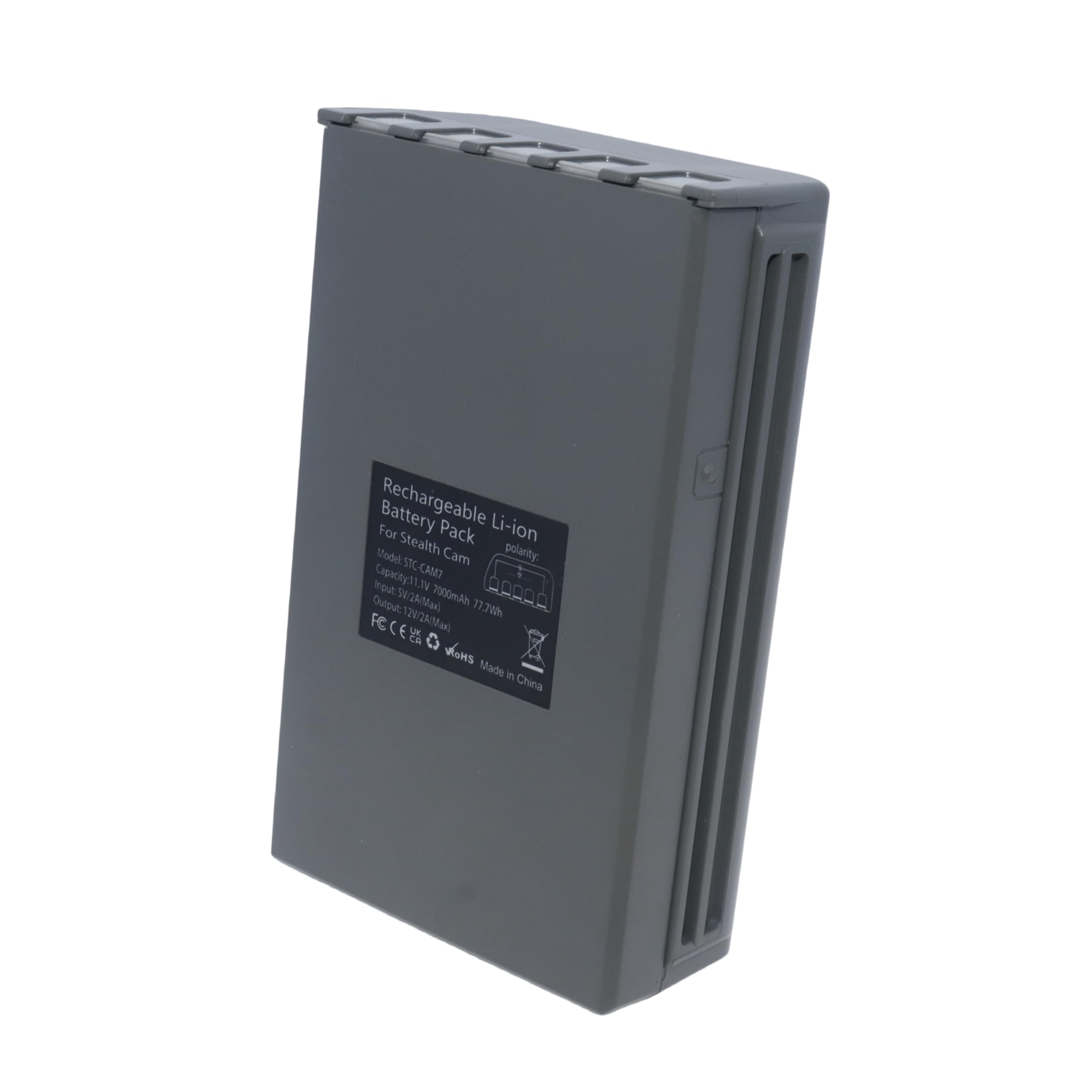 (11.1V 7000mAh/77.7Wh) STC-CAM7 Baterías de Repuesto para Stealth CAM Trail Camera Deceptor Fusion Connect MAX y Flashback Cellular Security Camera USB Recargable de Batería