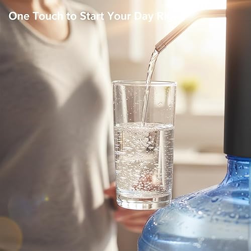 Miniatura 6 de Water Bottle Dispenser Pump, MagicPro Electric Automatic USB Charging 5 Gallon Portable Water Dispenser, Fits Most 2-6 Gallon Water Bottle, Touch it