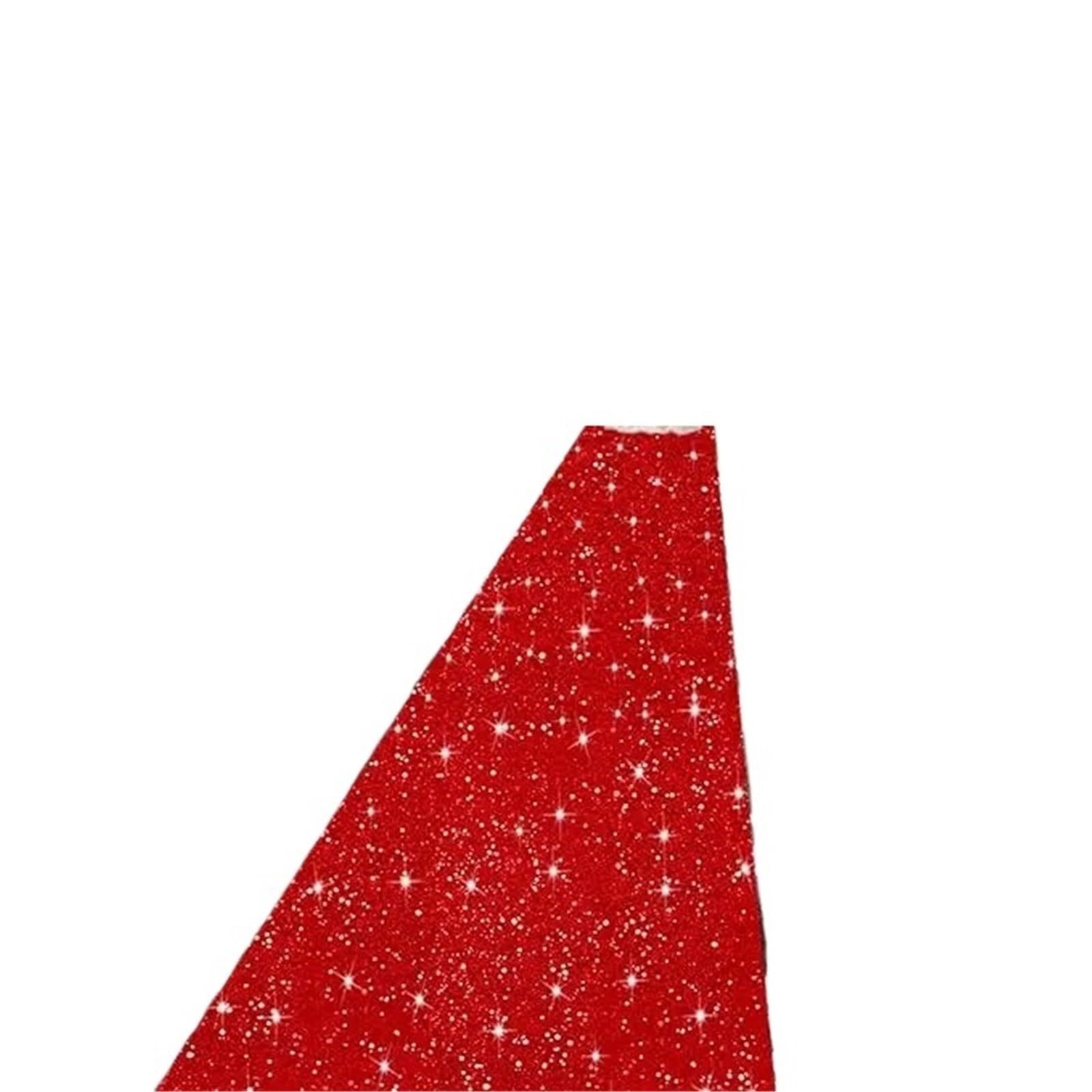 Tapis rouge mariage scintillant 5x1m antidérapant et lavable