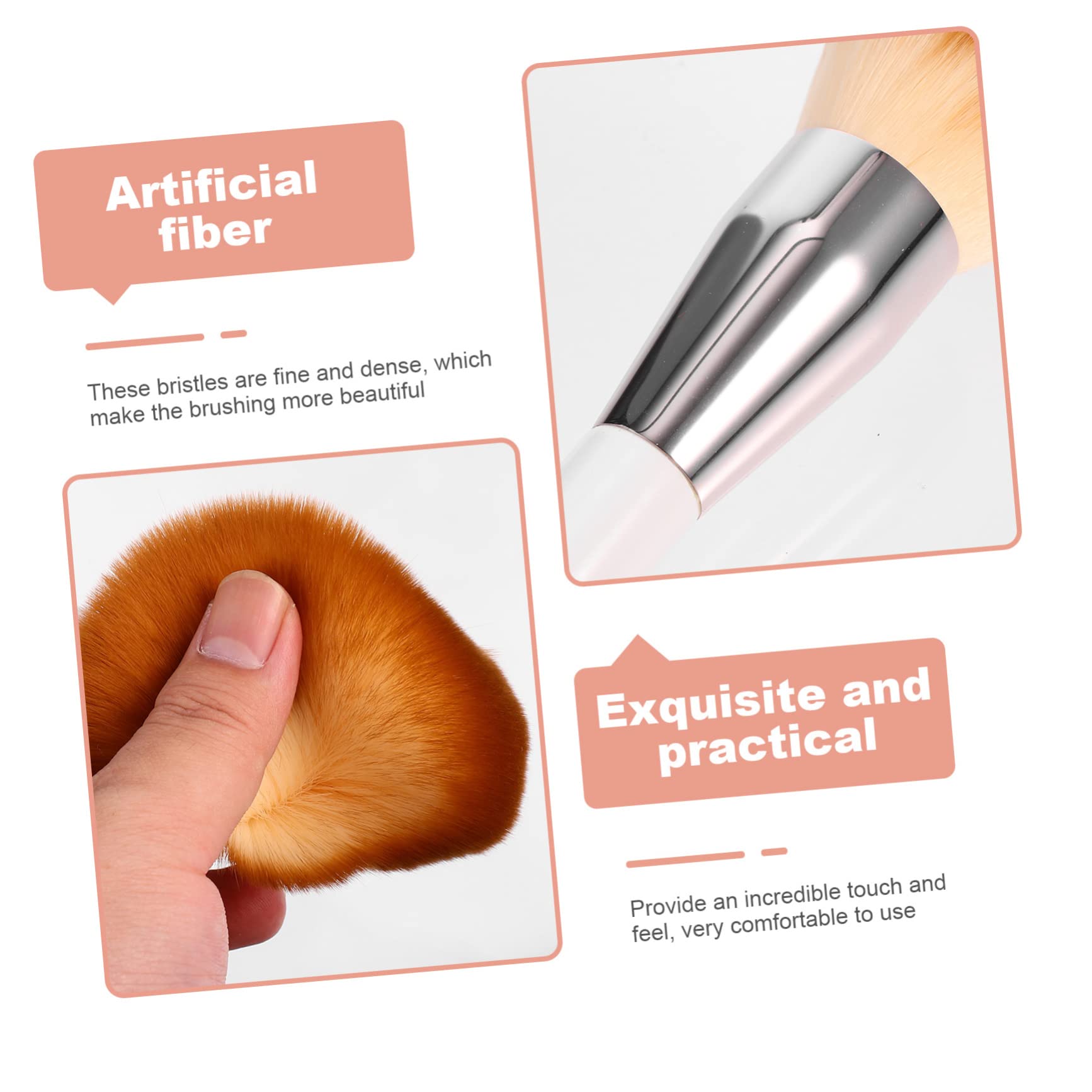 Healeved 2pezzi Ad Densità Per Makeup Brush Cosmetico Per Contouring Blush e Strumento Per e Ragazze Facile Usare