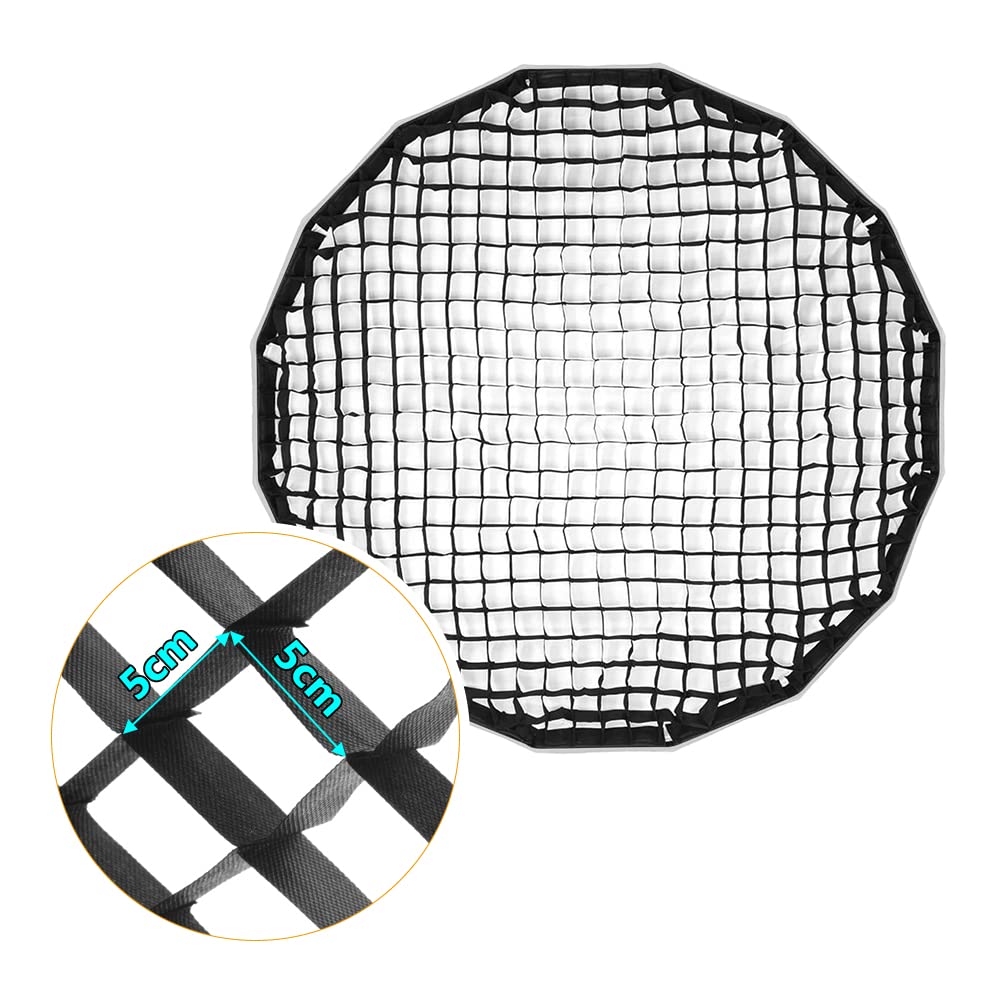 Andoer 90 cm / 35 pollici Softbox Honeycomb Grid 16 Robs Fotografia Profonda Parabolic Softbox Grid per Studio Fotografia