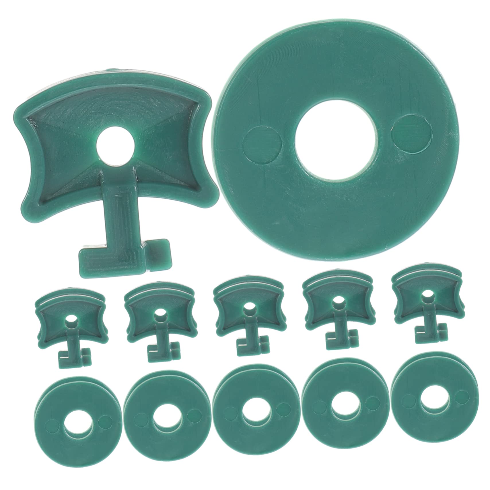 Holibanna 100Sets Greenhouse Fixing Clips with Washers Plant Hooks for Netting Securely Fasten Shade Cloth and Greenhouses for Indoor and Outdoor Use