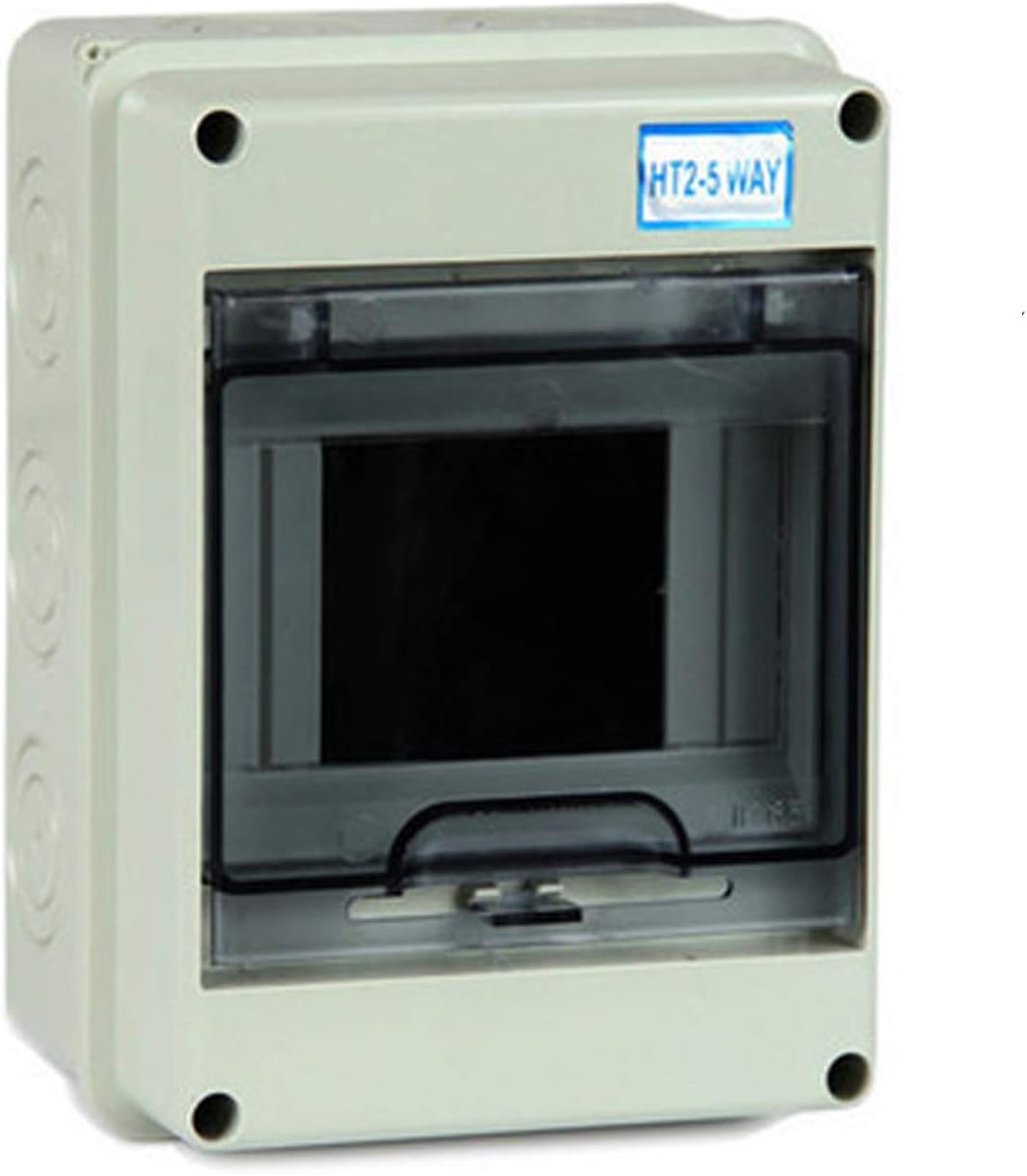 4Pole Pvc MCB box with Cover Weatherproof IP65 Rated Heavy Quality