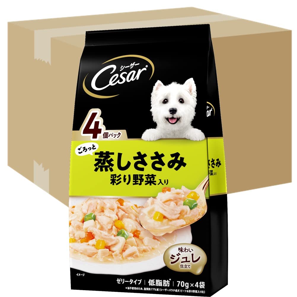 Amazon.co.jp: シーザー パウチ 成犬用 70g×144袋(4袋入り×36パック