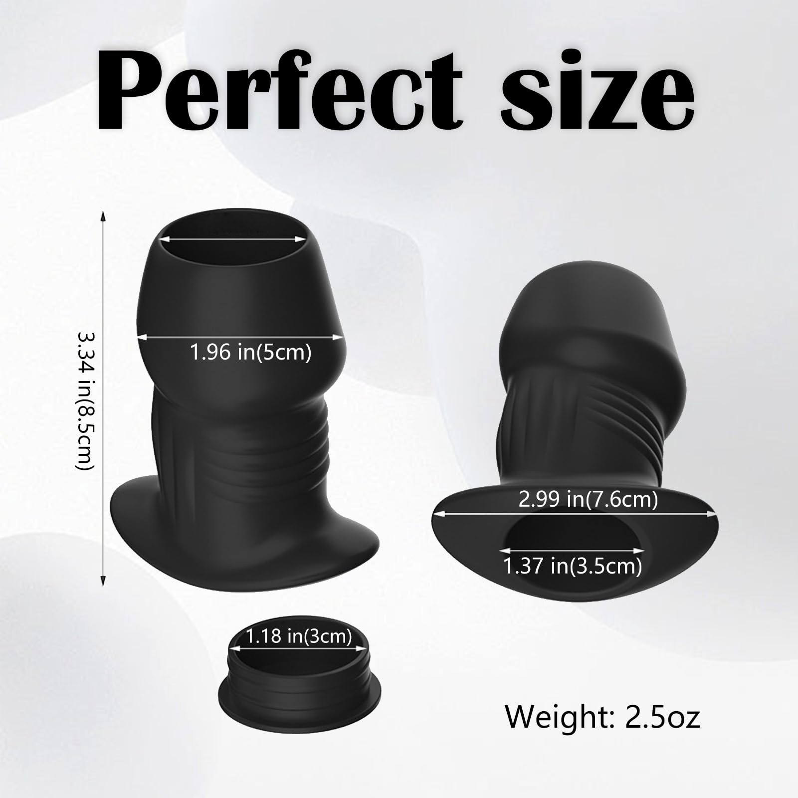 Amazon.com: Hollow Butt Plug Thick Buttplug Hollow Anal Plug Anal Opener  with Narrow Flared Base Vagina Anus Tunnel Plugs with Matched Stopper Snug  Plugs for Men Women Couples Sex Toy BDSM Dildo :