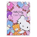 iPad Mini Case, Phenix-Color Hello Kitty Design Premium Flip Stand PU Leather Hard Case for Apple iPad Mini 1/2/3 + Free Screen Protector (#04)