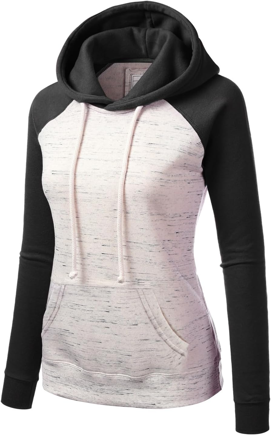 DOUBLJU Basic Lightweight Pullover Sweater Top Essential Comfy Casual Hoodie Sweatshirt for Womens Clothes with Plus Size - Image 2