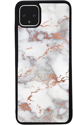Miniatura 3 de Rose Gold Marble Black Rubber Phone Case Compatible With Google Pixel 10, 10 Pro, 10 Pro XL, 9a, 9 Pro, Pixel 9, Pixel 9 Pro XL, 8a, 8 Pro, 8, 7, 6,