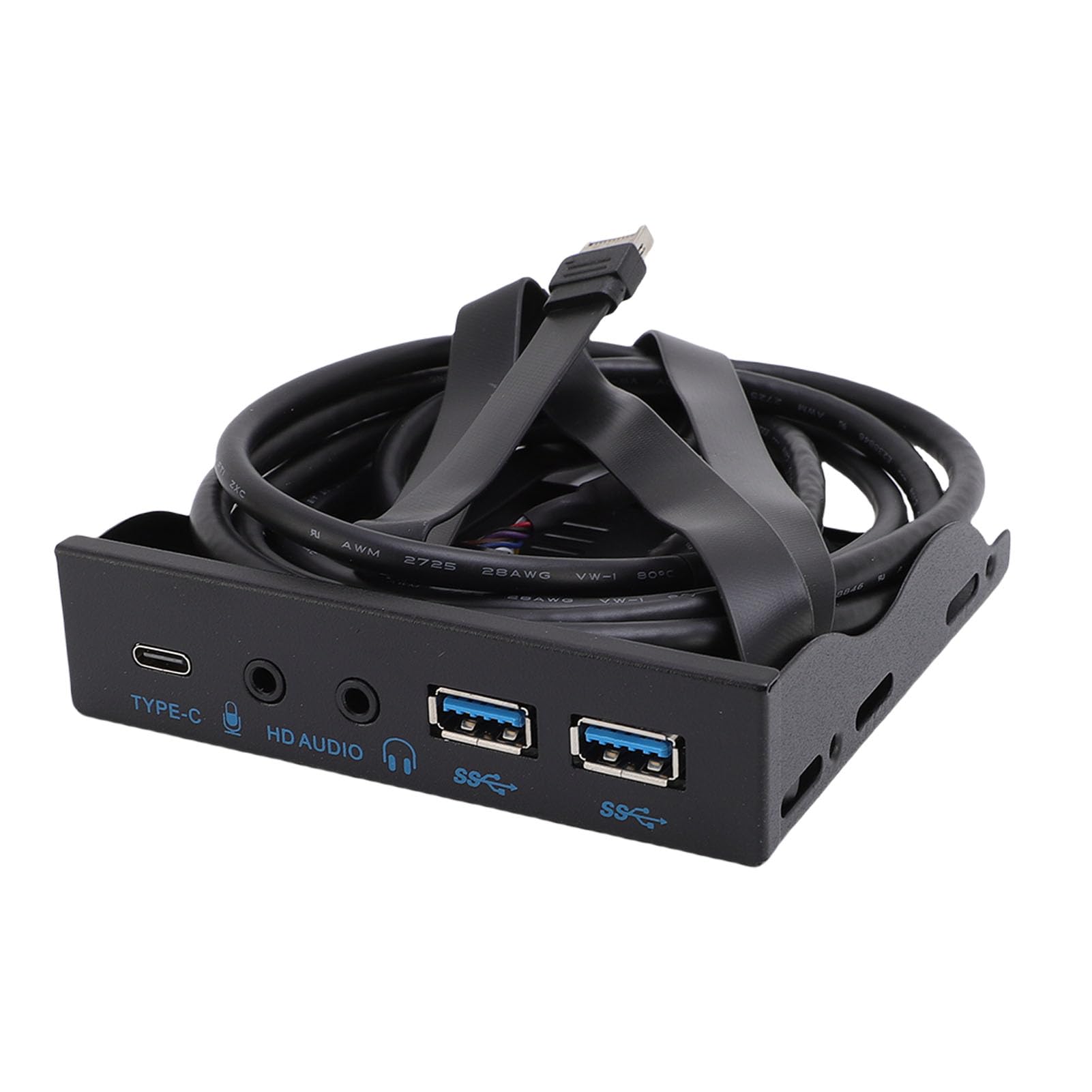 Pongnas Hub Frontale USB per PC, 3.5 Pollici, 19 Pin a USB 3.2 Gen 2 per