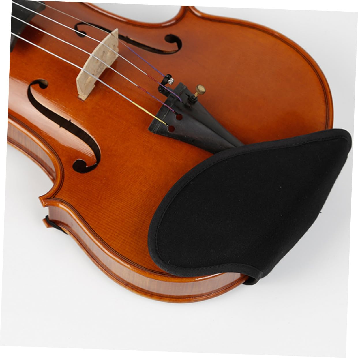 Toyvian Almohadilla de Mentonera para Violín Negra, Cómoda y Práctica Diseño Ligero y Compacto para Uso en Práctica Diaria y Presentaciones Varios estilos