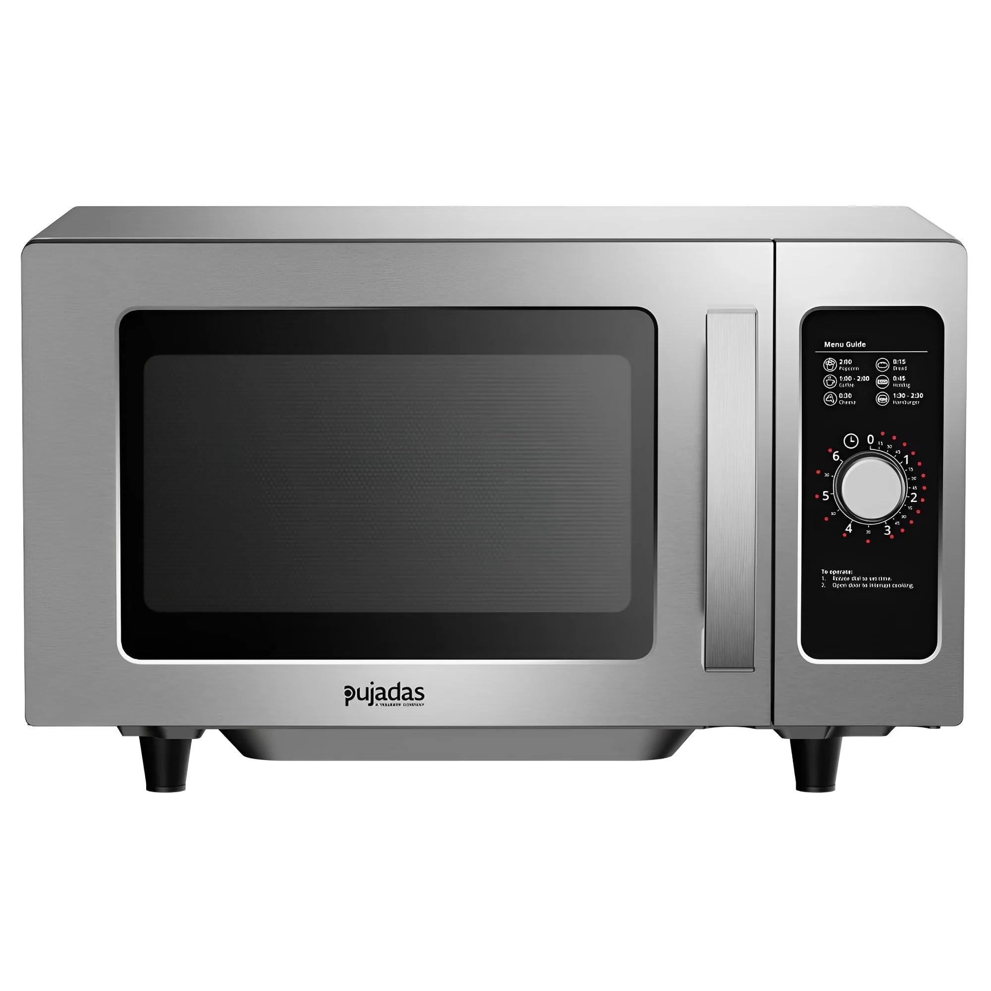 MBH - Micro-ondes professionnel INOX de 25 litres pour la restauration. Four micro-ondes industriel en acier inoxydable pour bar et restaurant.