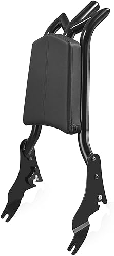 Miniatura 10 de SWESGI Almohadilla desmontable para respaldo de pasajero de 22 pulgadas de alto, se adapta a Harley Davidson Street Glide Road King Glide Electra