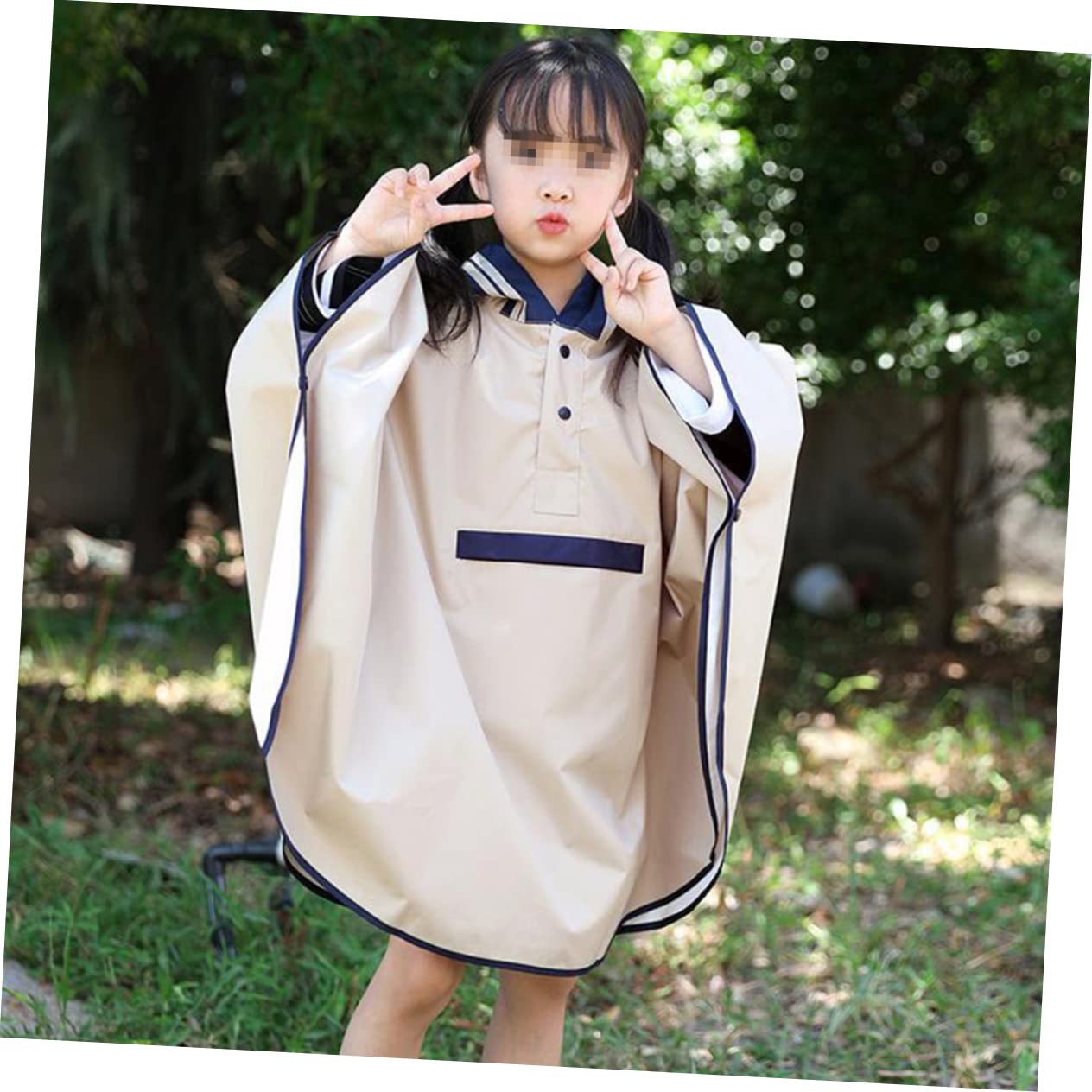 Poncho Antipioggia Portatile Per Bambini Con Cappuccio Abbigliamento Antipioggia Per Bambini Per La Pesca Il Campeggio E Molto Altro Ancora! Alunni Di Femminile