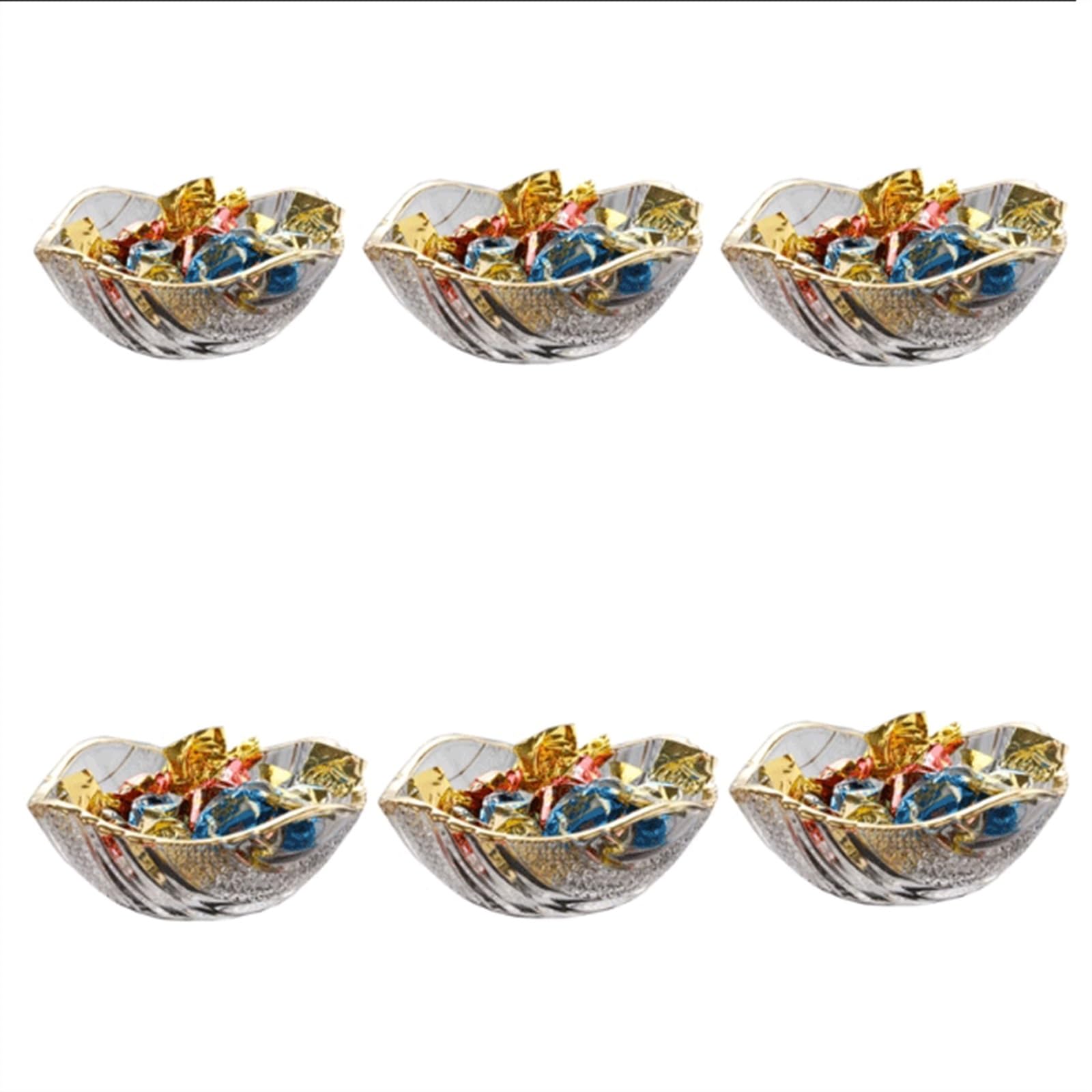 Ciotoline da Snack Ciotola in vetro con bordo dorato Ciotole in vetro for cucina Insalate Dolci Gelati Salse Snack Contorni Ingredienti Condimenti Salse Ciotole. Piatti Snack Ceramica ( Color : B )