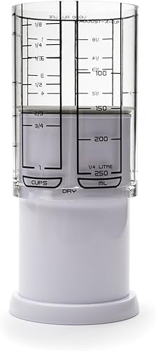 Miniatura 2 de KitchenArt 1 taza Adjust-A-Cup plástico blanco