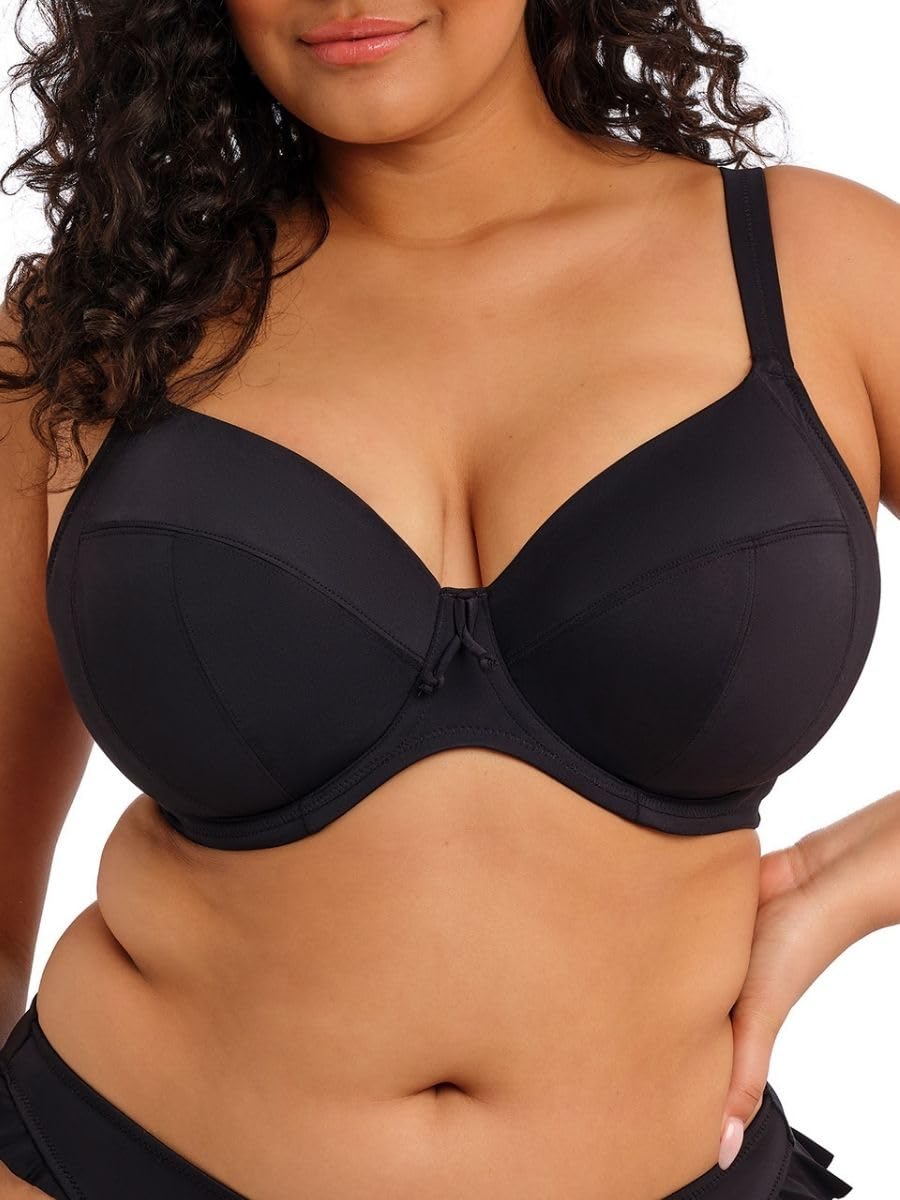 Elomi Women's Plain Sailing Plunge Underwire Bikini Top (ES7274)