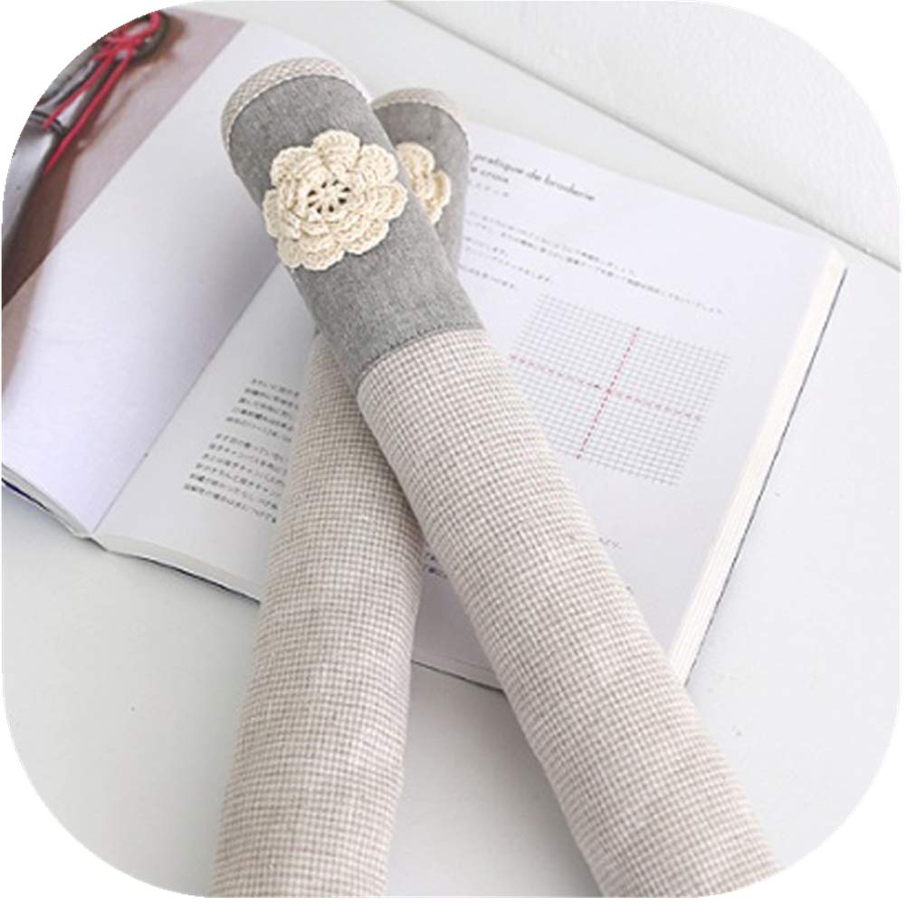 AOBBYBBSA Pair Thickening Cotton Refrigerator Handle Cover Practical Doorknob Door Handle Cover Double-Door Fridge Gloves (Latte Modern Wind)