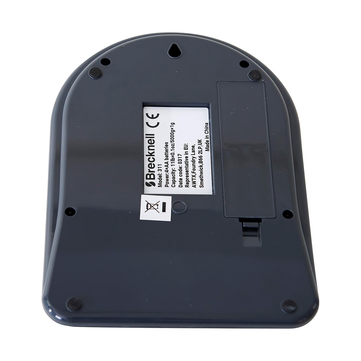 Salter Brecknell 311 Balance de 5 kg avec poids seulement, capacité de 5 kg x 2,8 g