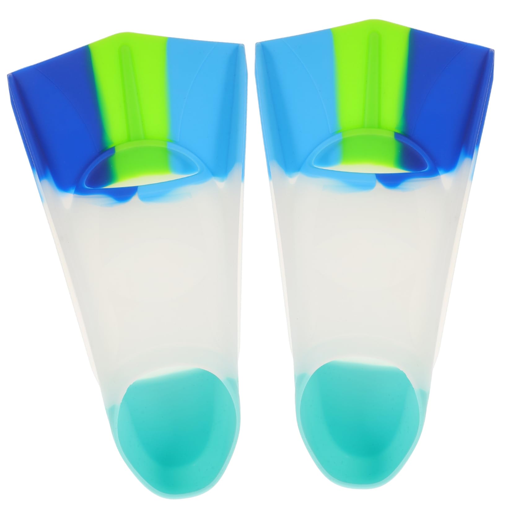 CORHAD Silicone for Kids Swimming Fins Open Toes Diving Flippers Diving Accessory