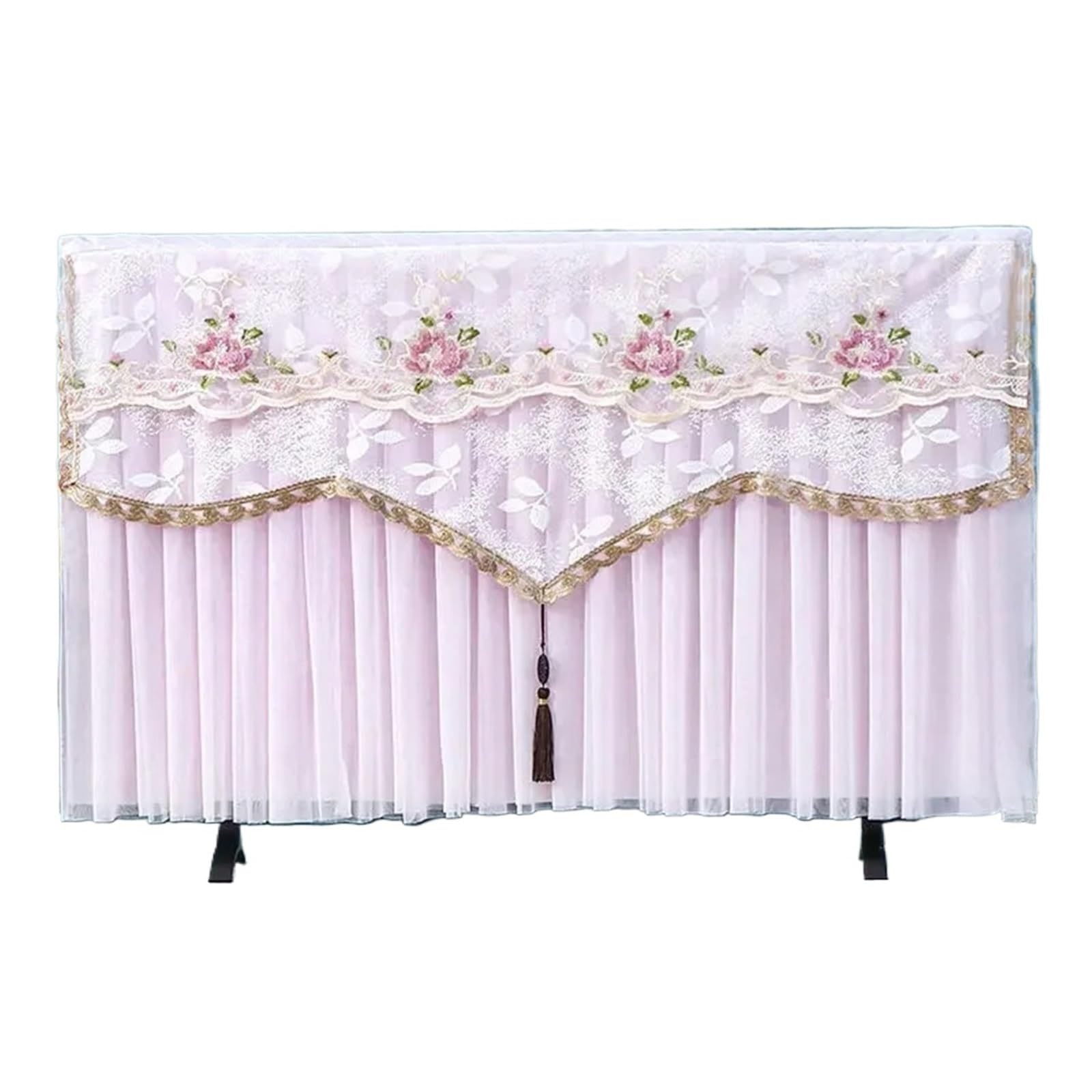 The TV Cover Can Be Turn On Without Being Removed The New LCD Dust Living Room(Pink,47-50inch)