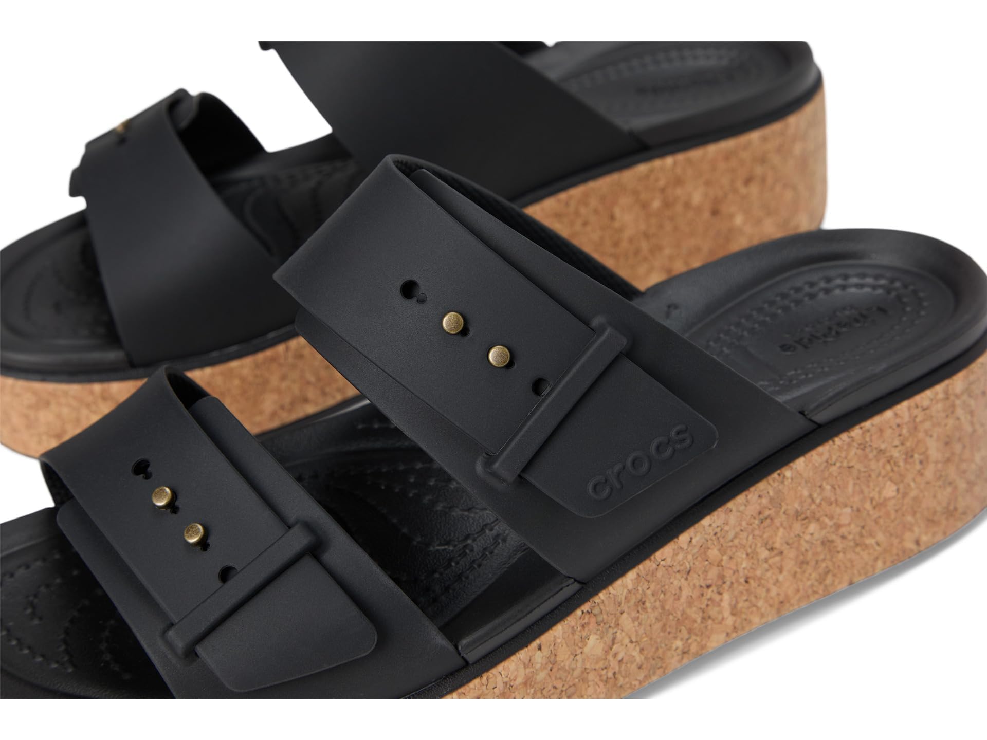 Crocs Brooklyn Cork Buckle, Sandalia Mujer