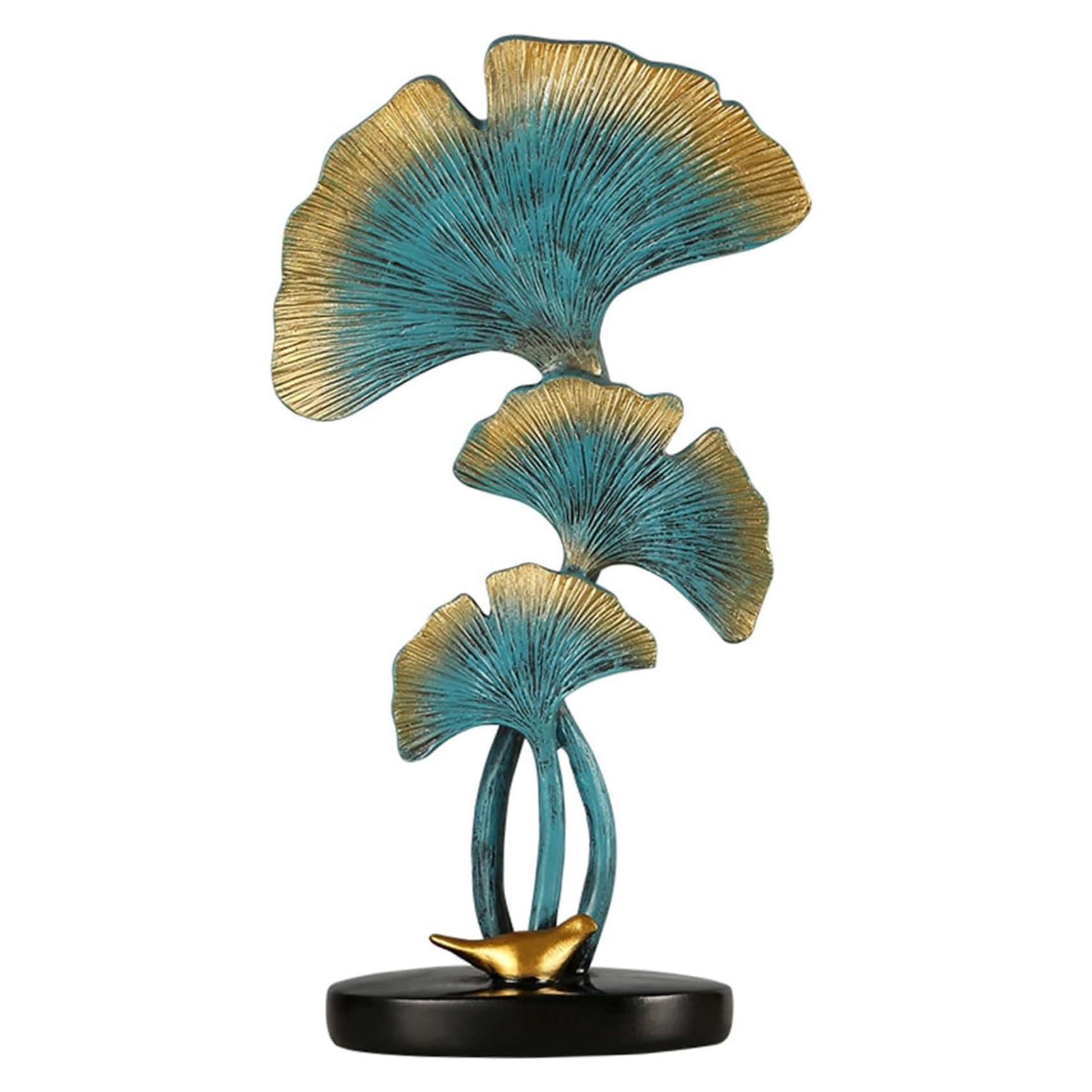Décor de feuilles de ginkgo bleues pour sublimer votre bureau et vos meubles de salon