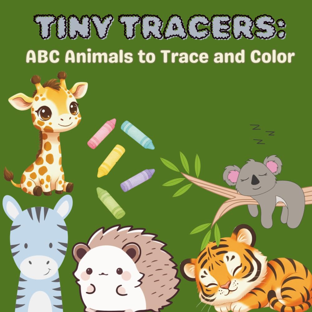 Tiny Tracers: ABC Animals to Trace and Color