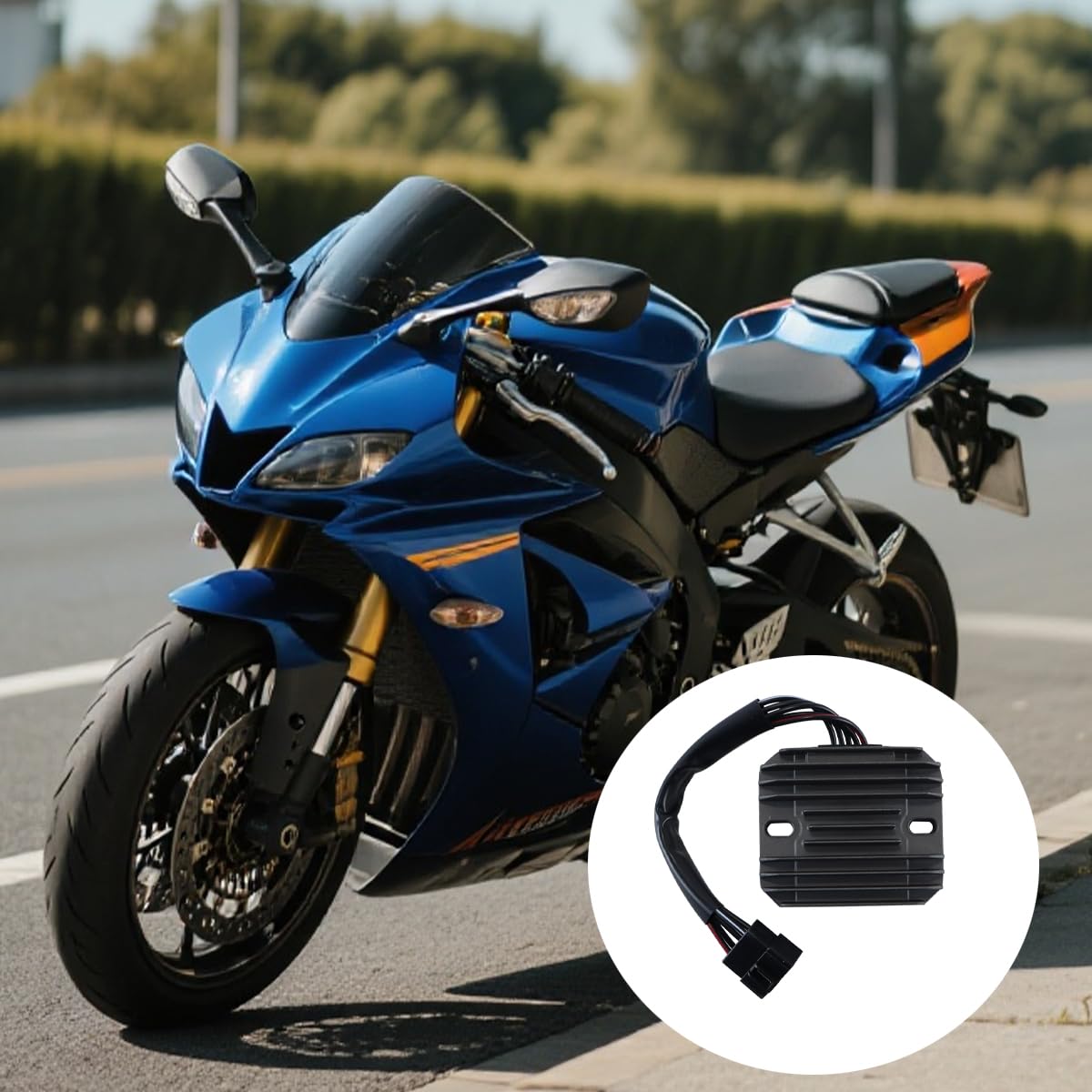 Alide Regolatore di tensione raddrizzatore compatibile con moto SH640‑EB compatibile con GSXR600 GSXR750 GSXR1000 GSX1300R