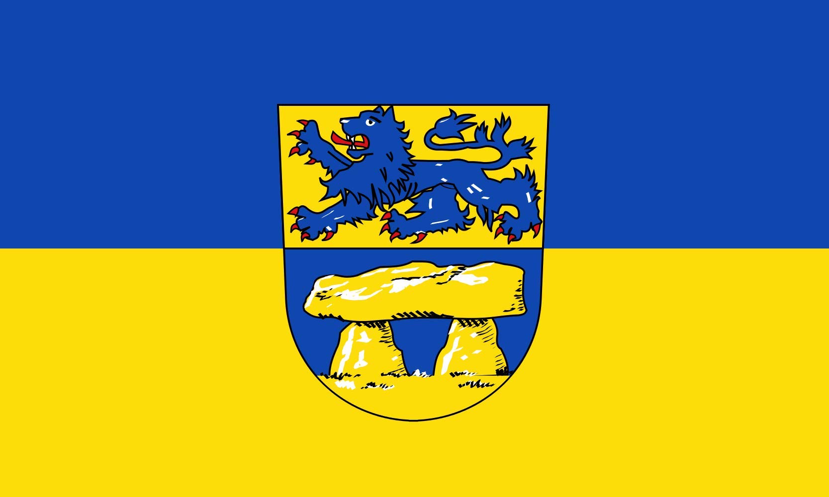 Drapeau Heidekreis grand format pour vos célébrations et événements locaux