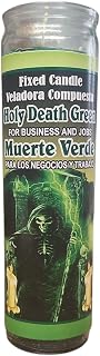 Santa Muerte Verde Fixed Candle