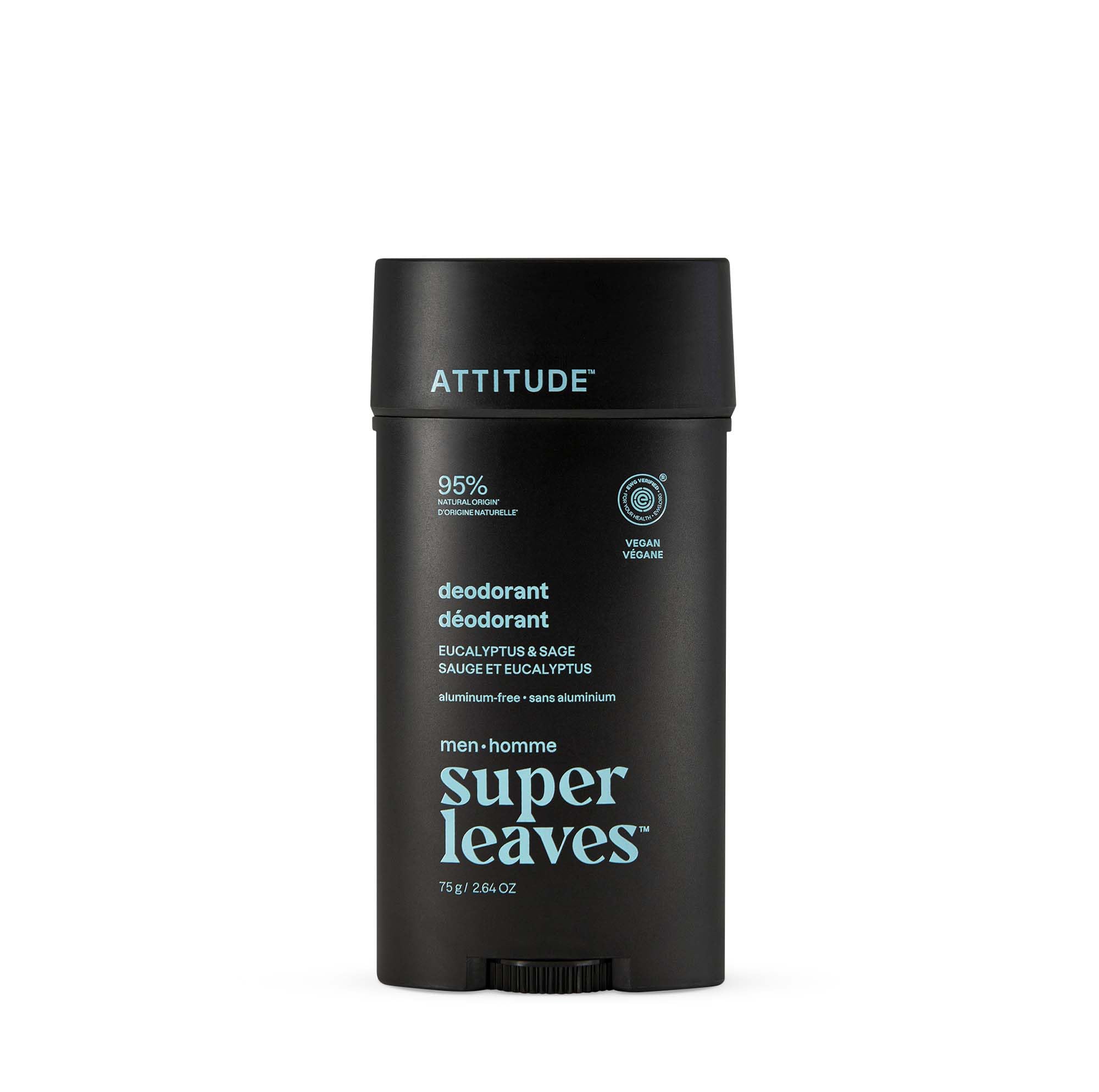 Déodorant homme ATTITUDE élimine les odeurs efficacement tout en restant doux