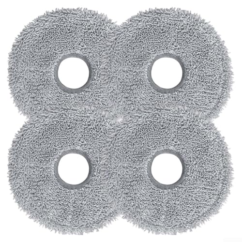 Glflow Paquete De 4 10 20 Paños De Microfibra Para Mopa Conga 9590 9990 10090 Spin For Revolution Ultra Power Partes De Repuesto, Gris Paquete De 4 Glflow Paquete De 4 10 20 Paños De Microfibra Para Mopa Conga 9590 9990 10090 Spin For Revolution Ultra Power Partes De Repuesto, Gris Paquete De 4