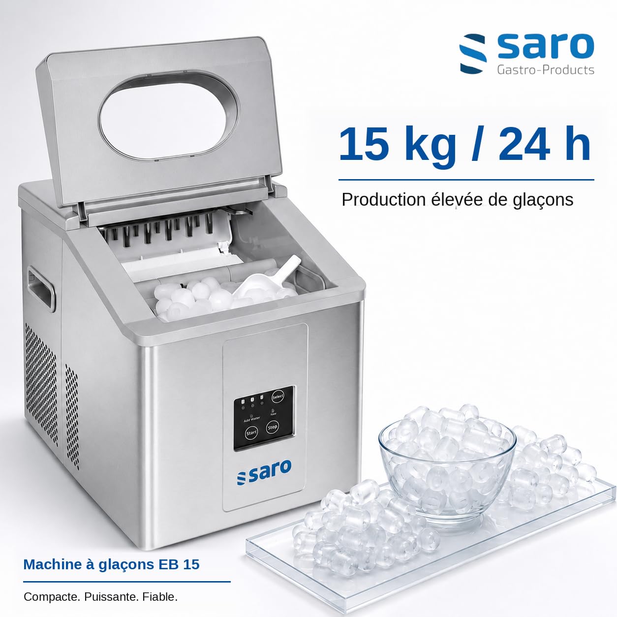 SARO Machine à Glaçons EB 15