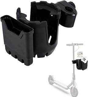 Scooter Cup Holder, Electric Scooter Accessories, Anti-Slip Accessories Fit for Most Scooters, 2-in-1 Drink & Phone Holder Attaches to Scooters and Walkers, Tool Free Installation and Fast Dismounting