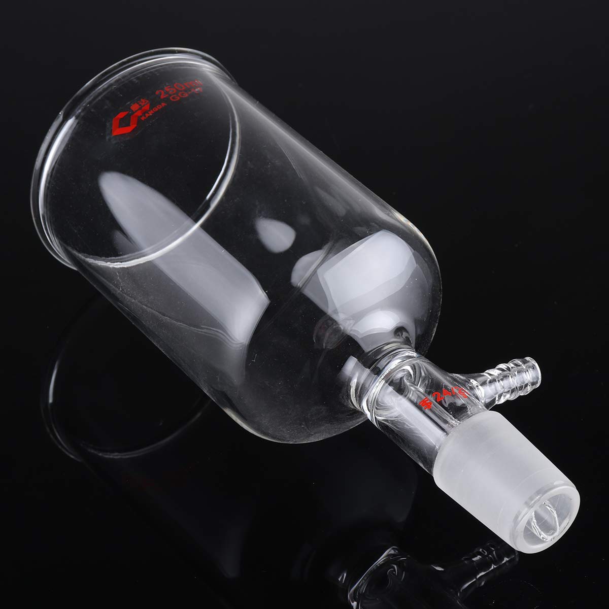 VIDOO 250Ml Borosilicate Filtro Vetro Buchner Imbuto 24/29 Inner Joint Serrated Laboratory Glassware