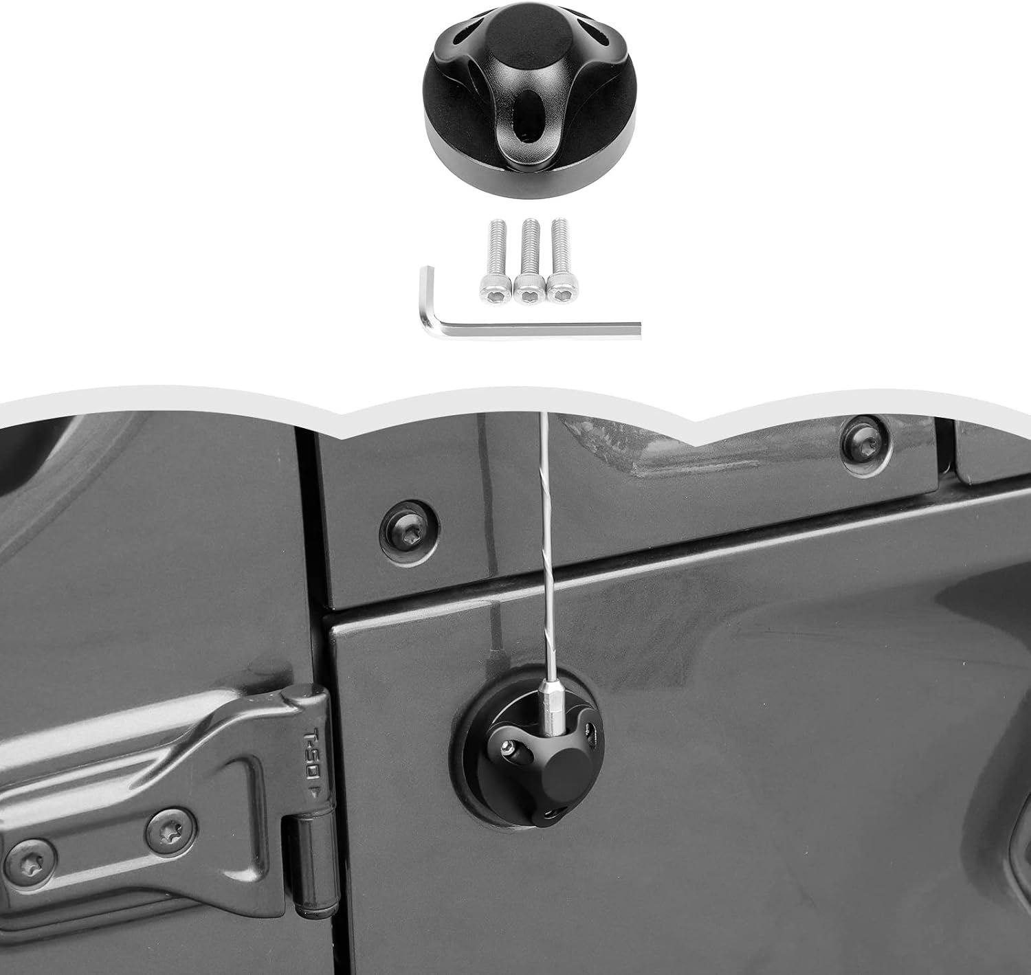 SQQP Aluminum Radio Atenna Base Cover, Waterproof Surface