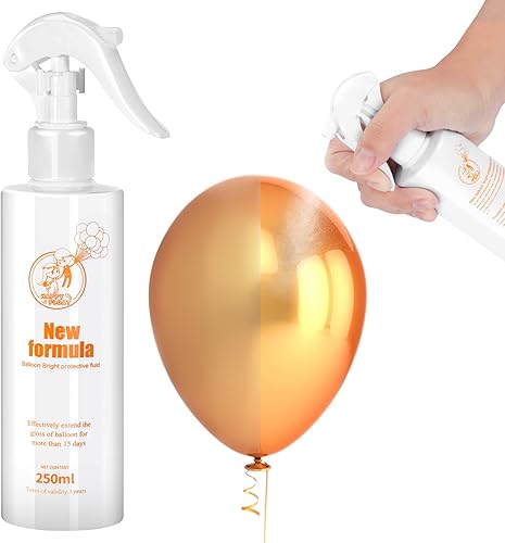 Solución de brillo de globos, aerosol brillante para globos de látex