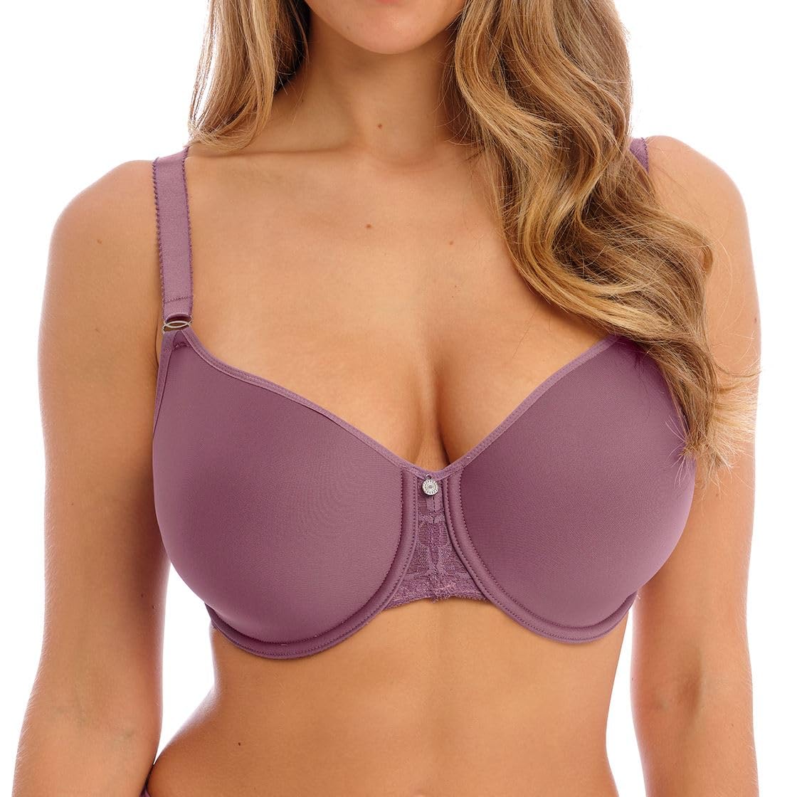 Fantasie Women's Reflect Underwire Bandless Spacer T-Shirt Bra, Heather, 34D