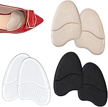 LIKENNY Toe Cushion, Size Adjustment, 3 Colors, Set of 3 Pairs, Blister Prevention, Heel Pad, Prevents Shoes From Shedding, Toe Shock Absorption, Insole