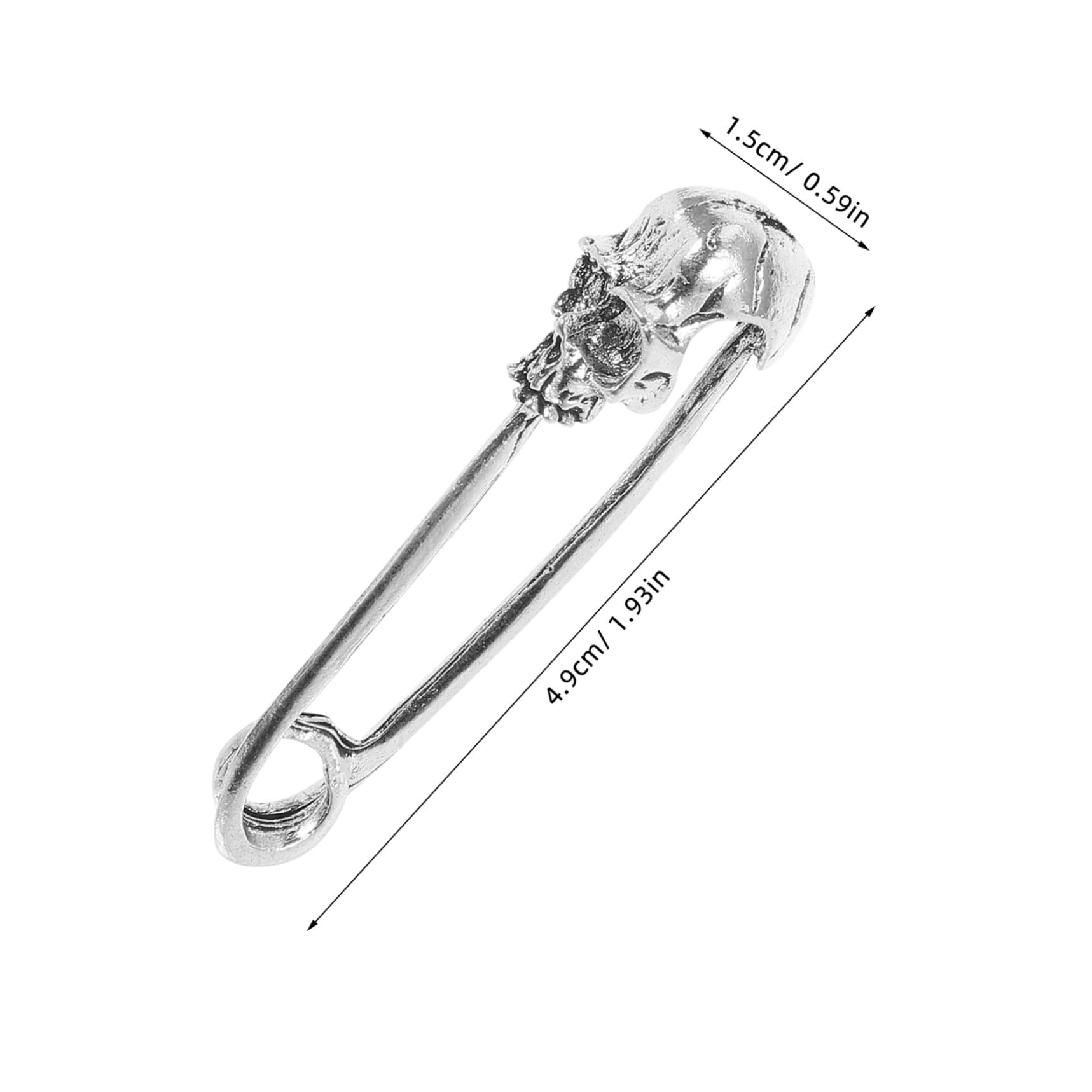 STOBOK 60stücke Skull Sicherheitsnadeln Robuste Sicherheitsnadeln Mit Sicherheitsverschluss Für DIY Bastelprojekte Und Modeaccessoires