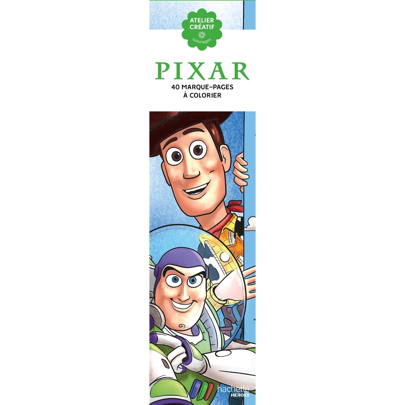 Marque-pages - Pixar: 40 marque-pages à colorier