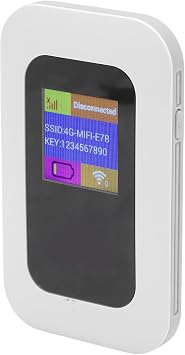 Luqeeg WiFi Hotspot Device, Easy Plug & Play Setup 300MBPS High Speed 4G Portable Mobile Hotspot Device with Long Battery Life, Electronic Gadgets for Travel Camping