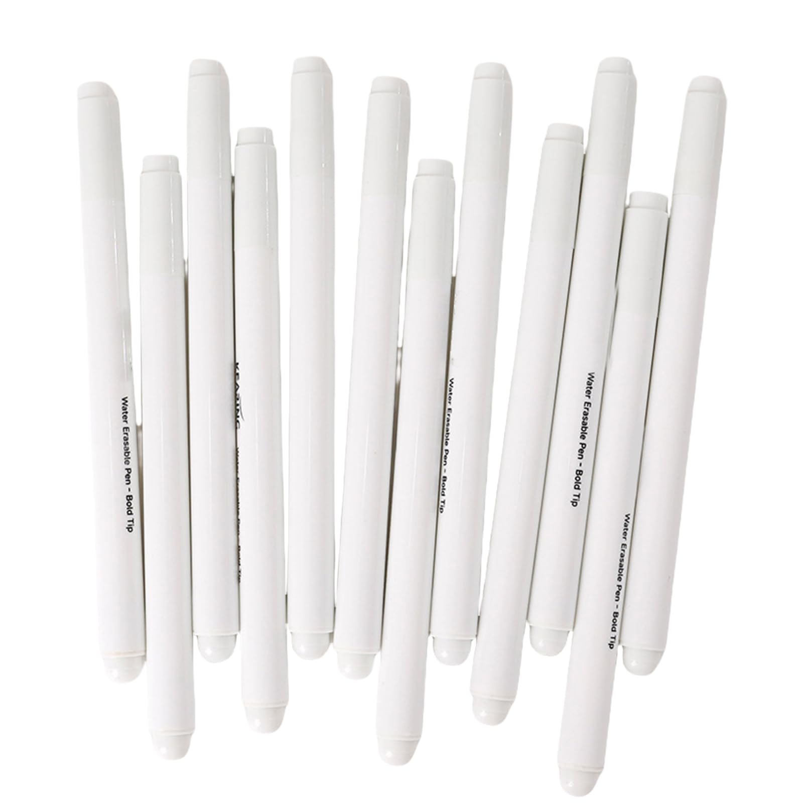 Buxuaaaa 12x / Set Fabric Marker Pen Temporary Marking Pen Water Soluble Washable Fabric Marker for Quilting