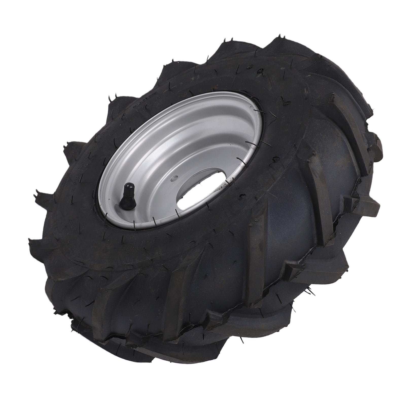 Akozon Opona 13x5.00 6 z felgą ze Stopu Srebra, Bezdętkowa Opona Gumowa Próżniowa Odporna na Przebicie do Quadów, Quadów, Gokartów, Wózków Golfowych, Mini Rowerów, Kosiarek