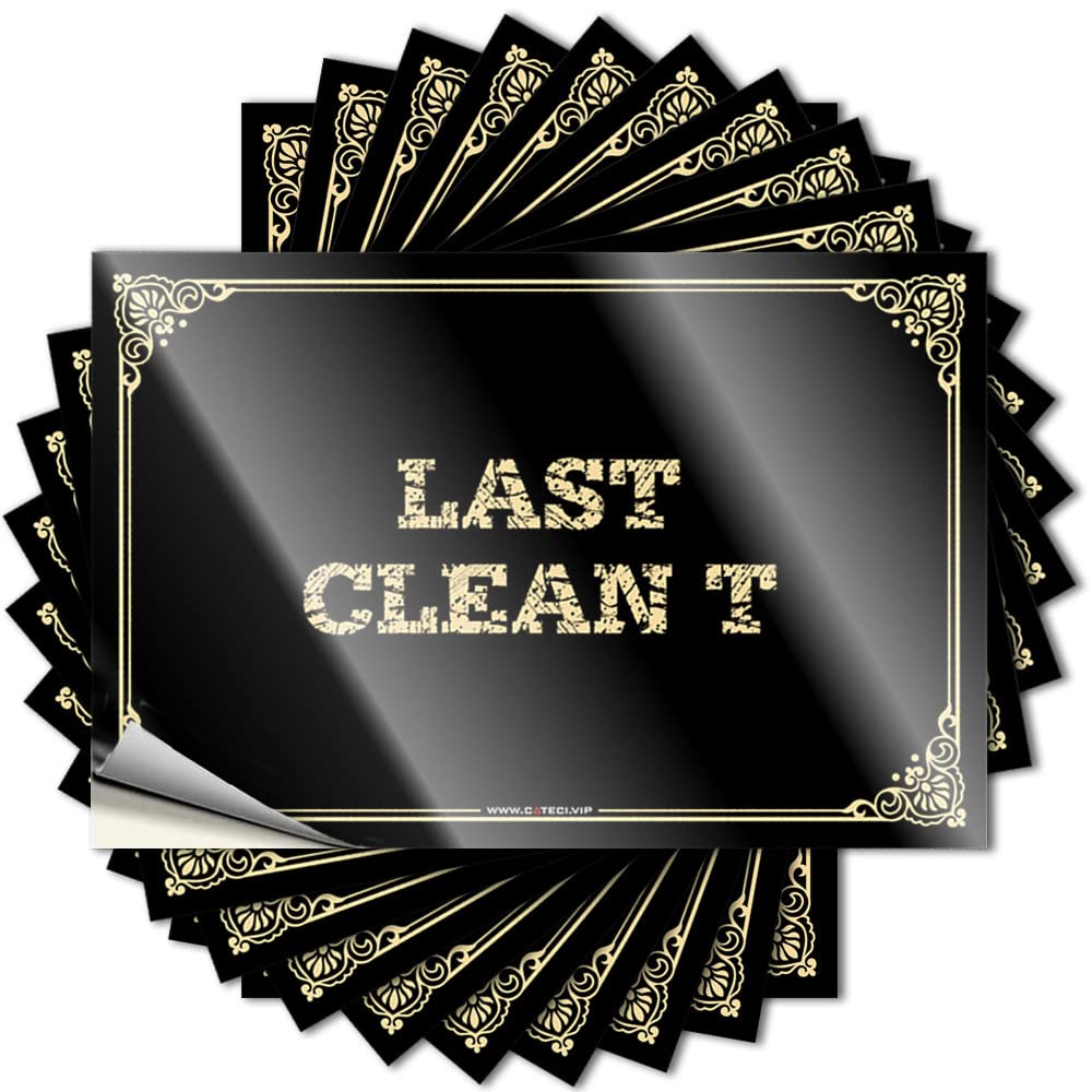 Last Clean T Unique Love - Decals Hard Removable Vinyl Decal(8X12CM)